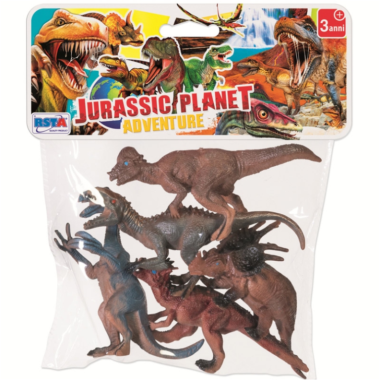 BUSTA DINOSAURI 5PZ