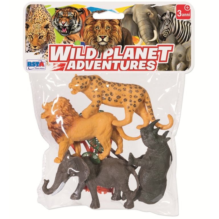 BUSTA ANIMALI SELVAGGI   4PZ