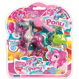 BLISTER UNICORNO CON ACCESSORI 20X17CM
