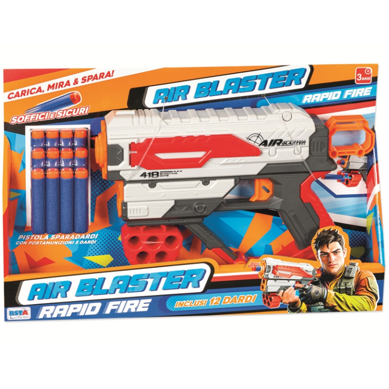 SET PISTOLA CON 12 DARDI 24X36CM