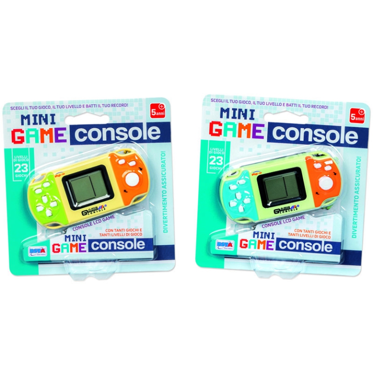 LCD MINICONSOLE C/23 GIOCHI 14X13CM