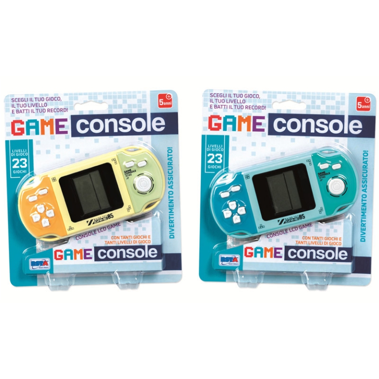 LCD MINICONSOLE C/23 GIOCHI 20X17CM