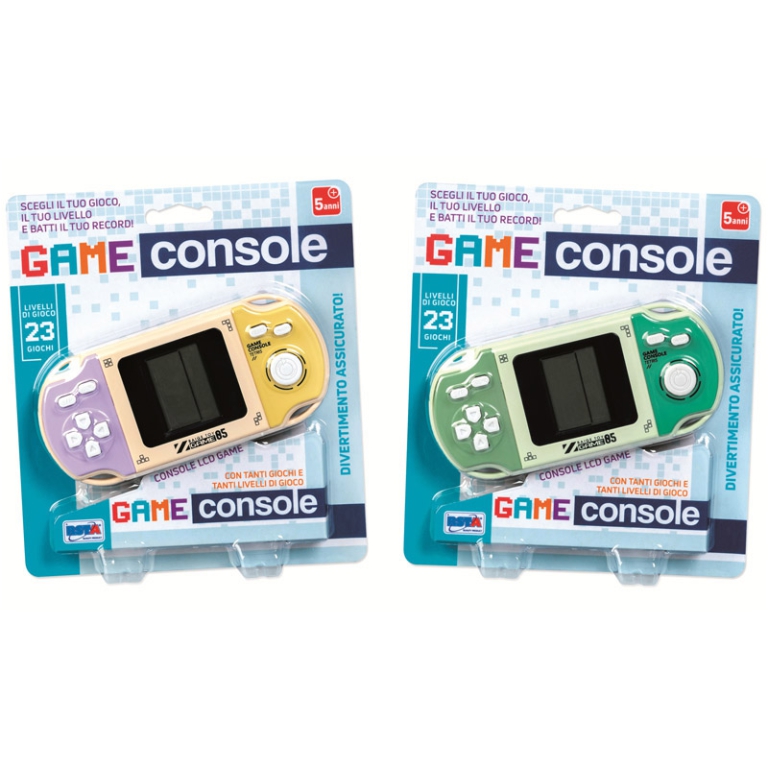 LCD MINICONSOLE C/23 GIOCHI 20X17CM 2