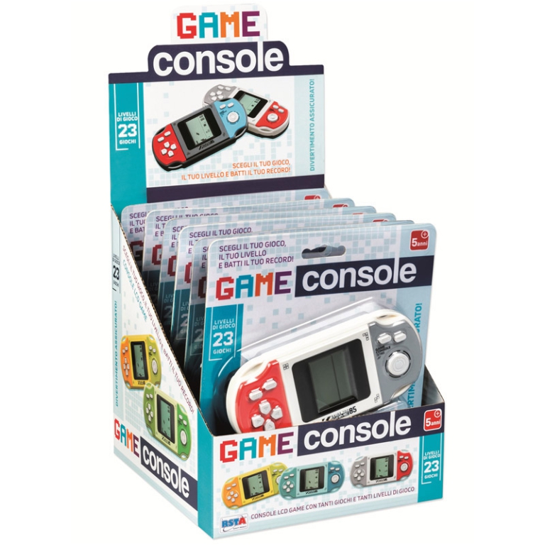 LCD MINICONSOLE C/23 GIOCHI 20X17CM 5