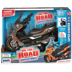 SCOOTER A FRIZIONE 1:18  20X26CM