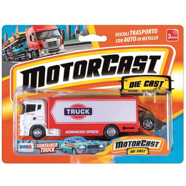 CAMION CONTEINERS DIE CAST 16X21CM 2