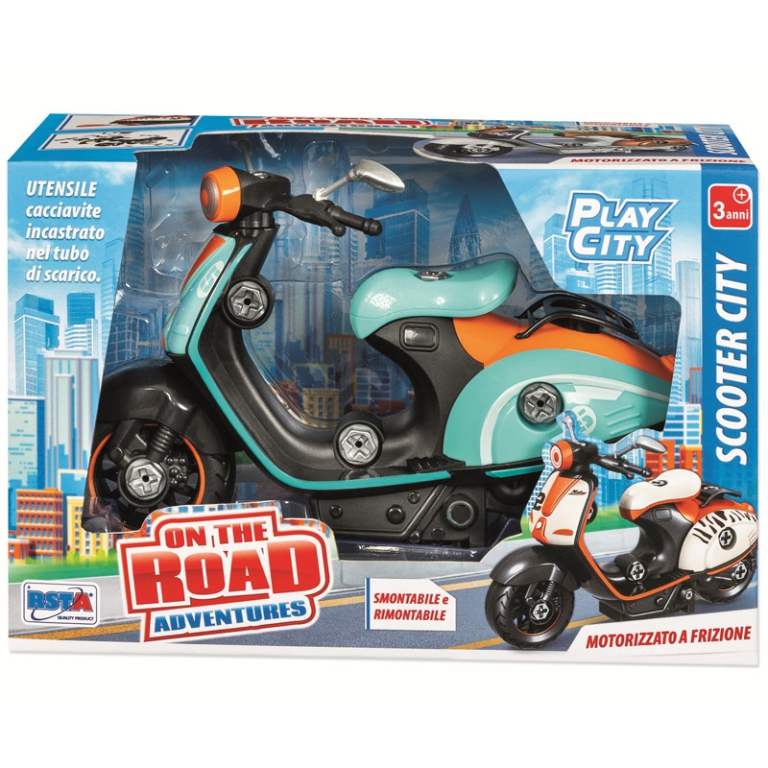 SCOOTER A FRIZIONE SMONTA E MONTA 14X21CM