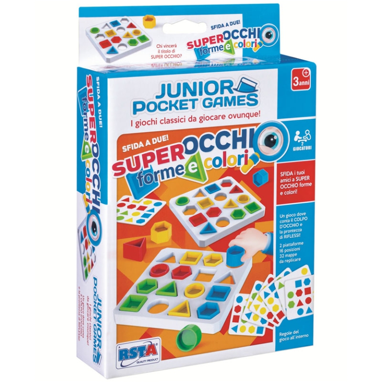 GIOCO OCCHIO FORME E COLORI POCKET 3