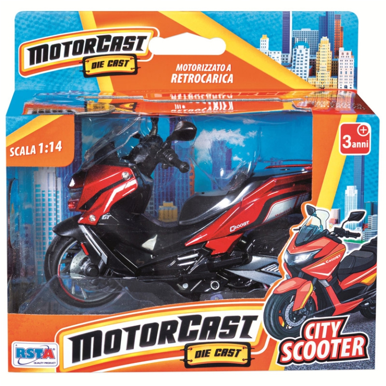 MOTO SCOOTER DIE CAST    1:14 2