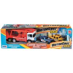 CAMION BISARCA CON 2 AUTO DIE CAST 9X30CM