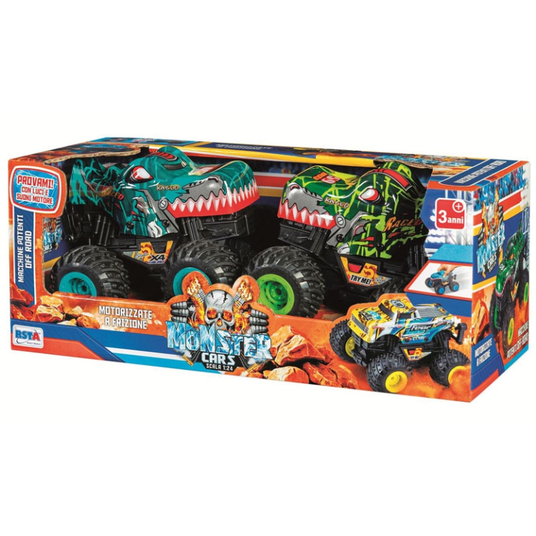 SET 2 FUORISTRDA MONSTER 1:24 2