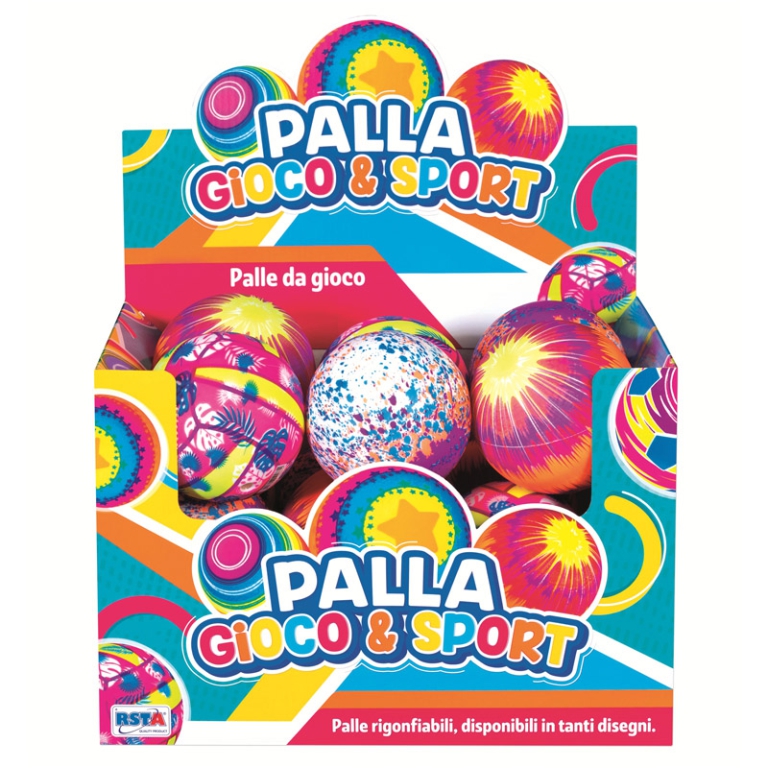 PALLA GIOCO SPORT 10CM GONFIABILE 3