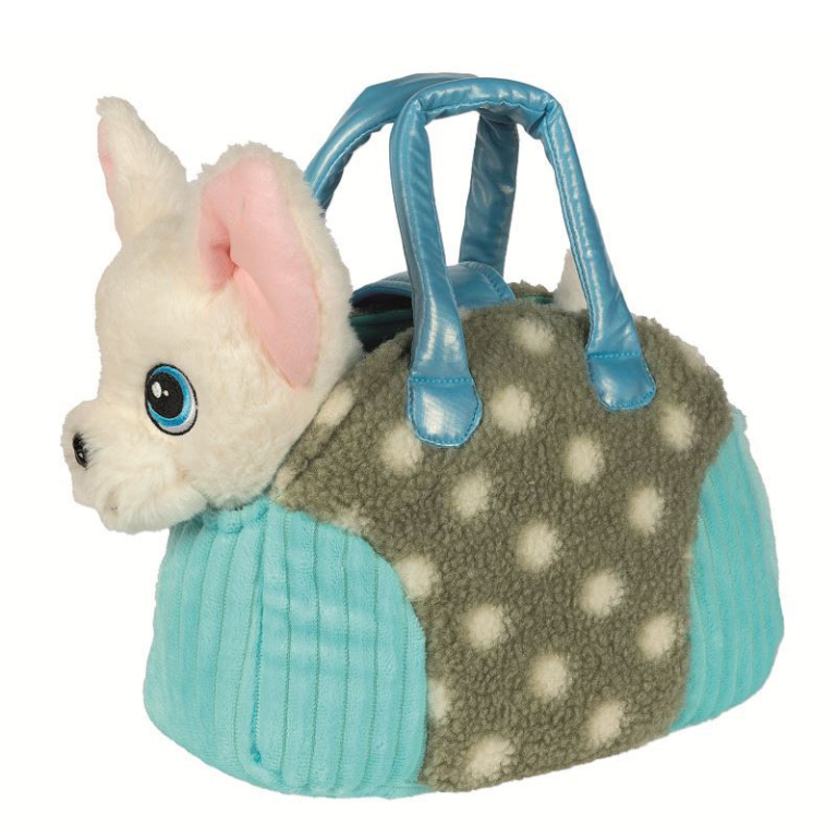 CUCCIOLI IN PELUCHES CON TRASPORTINO 25X128CM 2