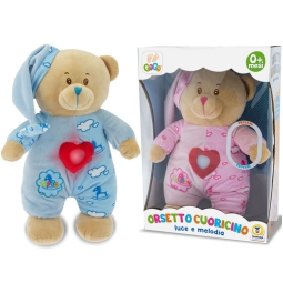 ORSETTO 35CM CON LUCE E  MELODIA 0+ MESI