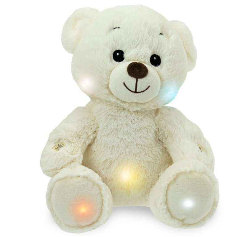 ORSETTO NINNA NANNA CON  LUCE 25CM 2