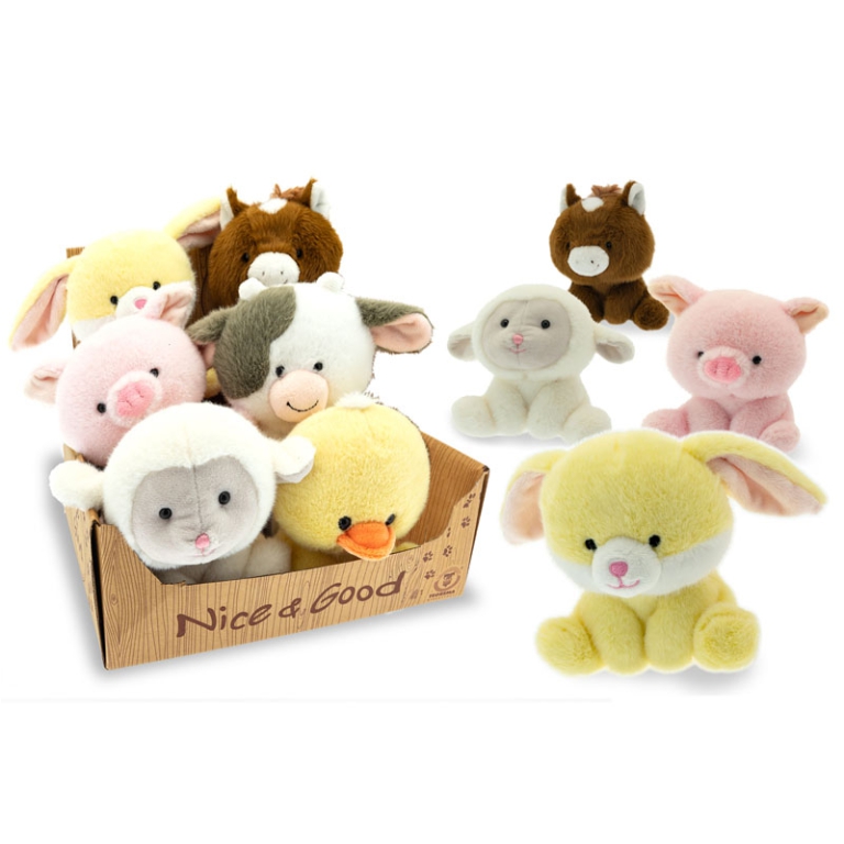 PELUCHES CUCCIOLI DELLA  FATTORIA 13CM