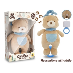 CARILLON ORSETTO 25CM    AZZURRO 0+ MESI