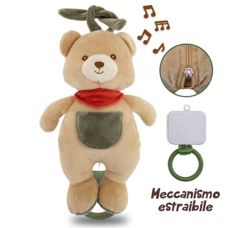 CARILLON ORSETTO 25CM    VERDE 0+ MESI 2