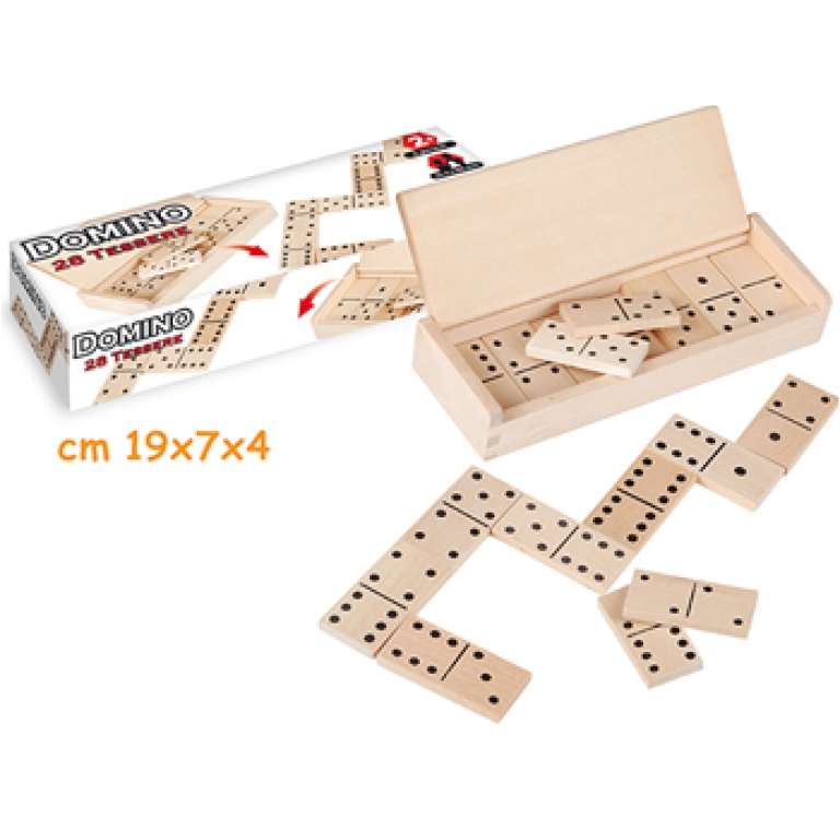 DOMINO IN LEGNO APRIBILE