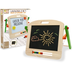 LAVAGNA 2 IN 1 CON ACCESSORI 34X44CM