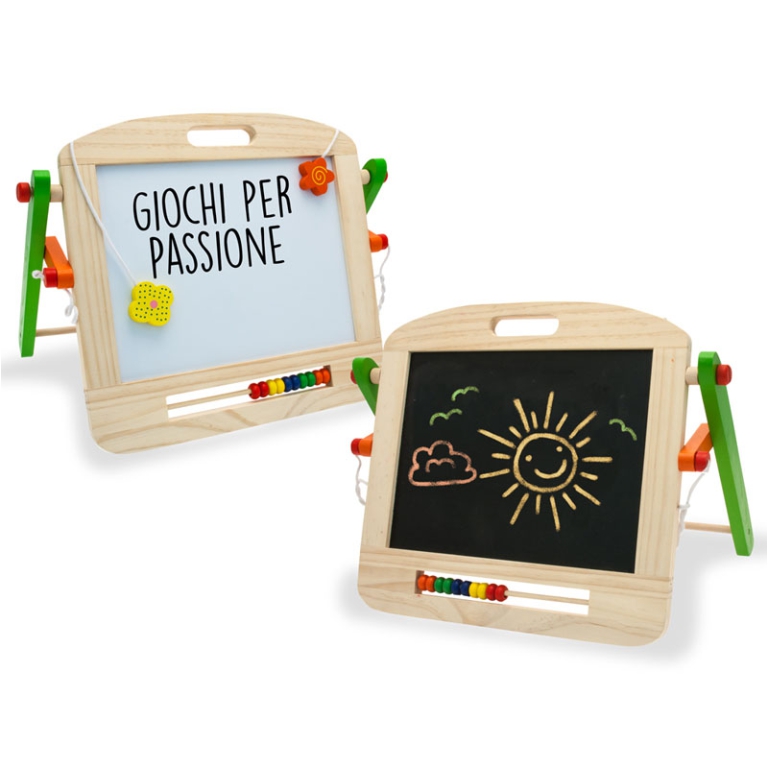 LAVAGNA 2 IN 1 CON ACCESSORI 34X44CM 2