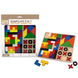 ROMPICAPO 3 IN 1 IN LEGNO