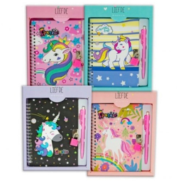 DIARIO SEGRETO CON PENNA UNICORNO