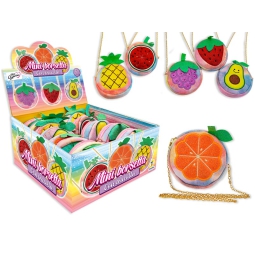 BORSA MINI TONDA CON TRACOLLA FRUTTA