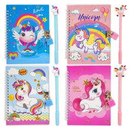 NOTEBOOK UNICORNO CON PENNA