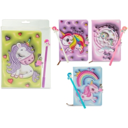 DIARIO SEGRETO CON PENNA UNICORNO