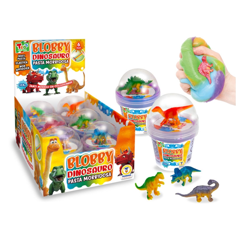 SLIME DINOSAURI VASETTO  138GR.