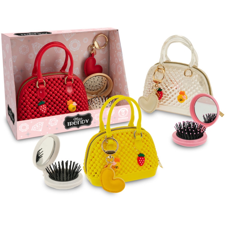 BORSETTA TRENDU CON ACCESSORI 23X18CM