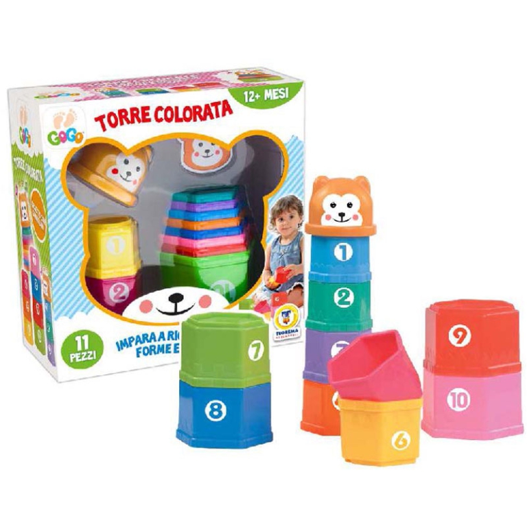 TORRE COLORATA CON SONAGLIO