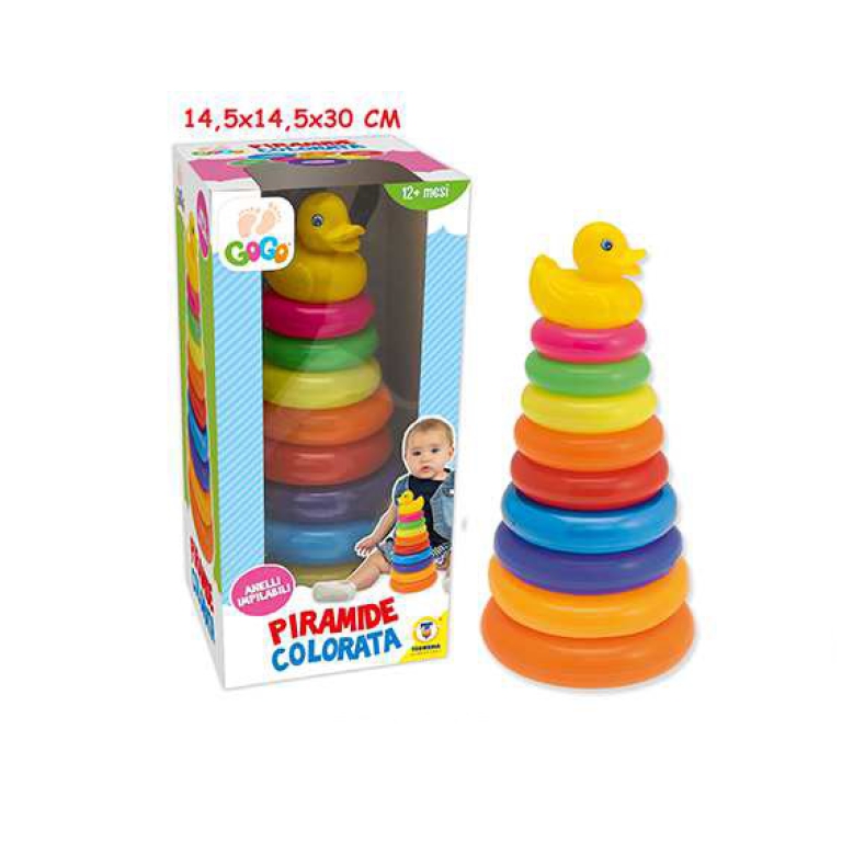 PIRAMIDE AD ANELLI 29CM