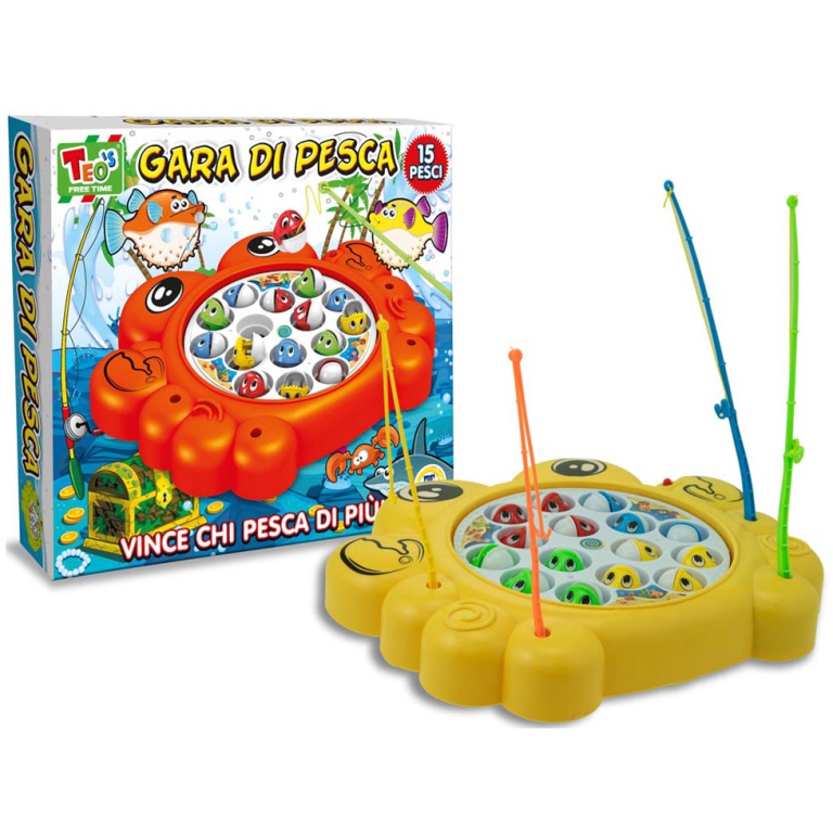 GIOCO PESCA GRANCHIO 15 PESCI
