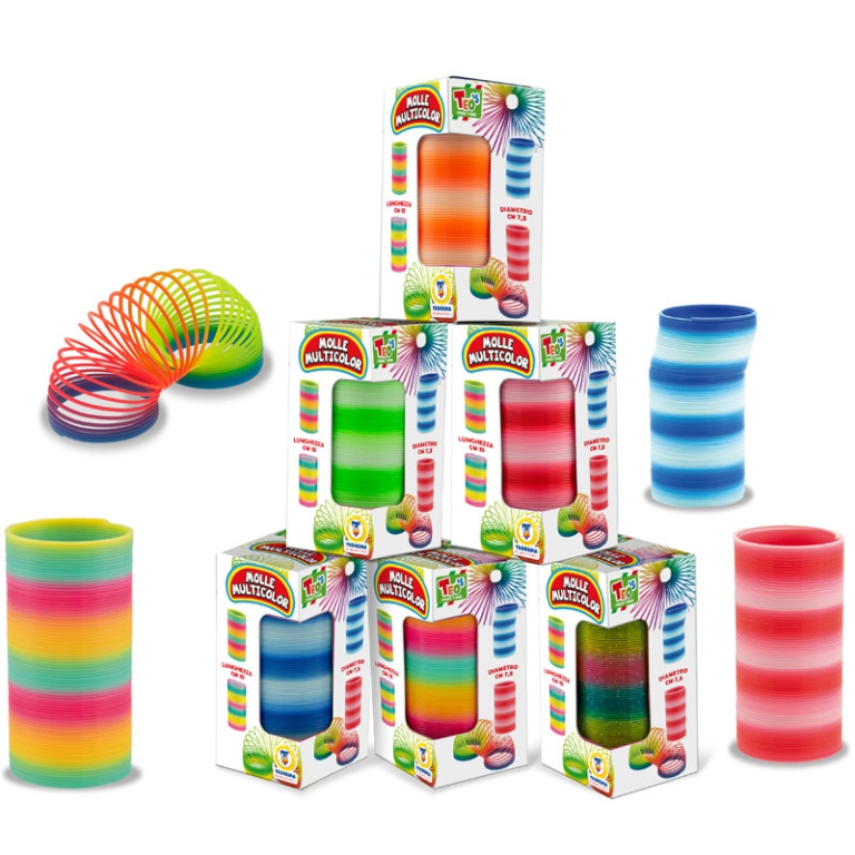 MOLLA MULTICOLORE DIAMETRO 7,5CM