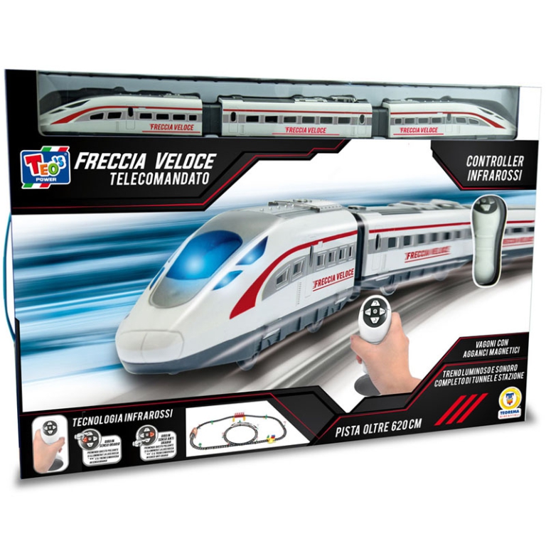 PISTA TRENO A INFRAROSSI LUNGHEZZA PISTA 620CM