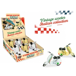 SCOOTER RETROCARICA 1:43 6PZ IN EXPO VINTAGE