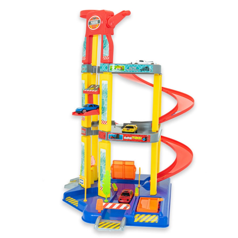 GARAGE 2 PIANI CON AUTO  40CM 2