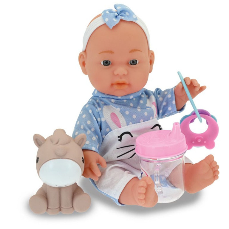 BAMBOLOTTO GOMMOSO 25CM  CON ACCESSORI 2