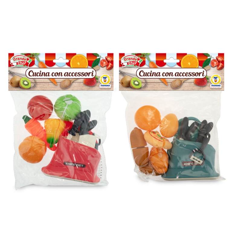 SET CUCINA CON PORTA COLTELLI