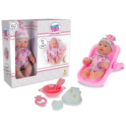 BEBE IN VINILE 25CM CON  OVETTO