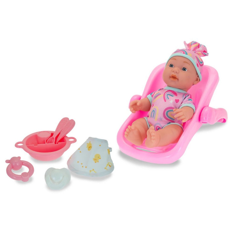 BEBE IN VINILE 25CM CON  OVETTO 2