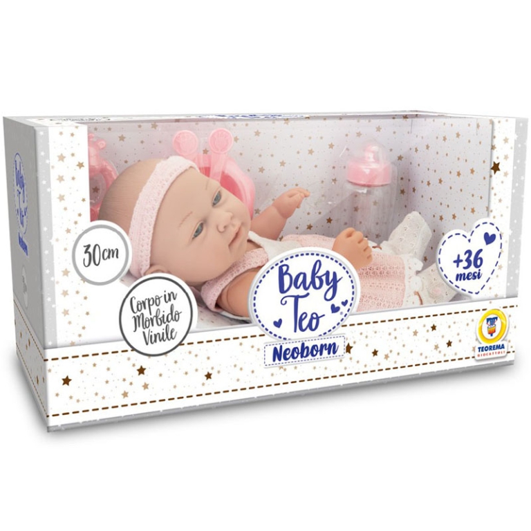 BEBE NEONATO 30CM CON    ACCESSORI 2