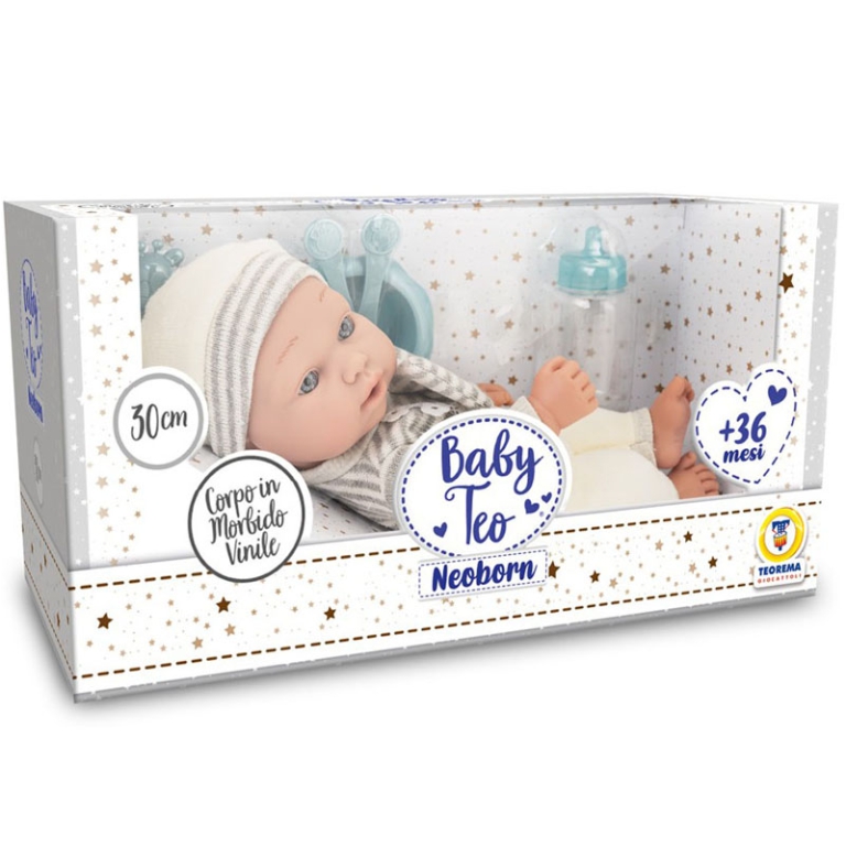 BEBE NEONATO 30CM CON    ACCESSORI 2