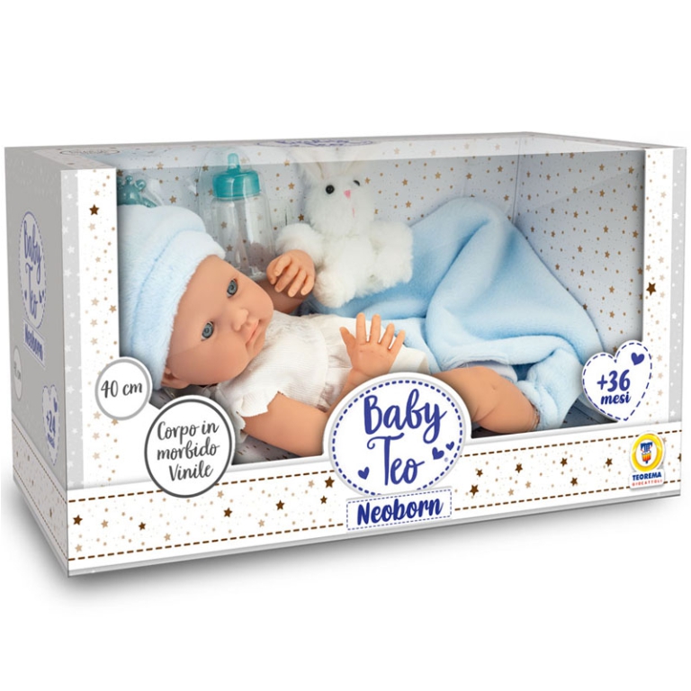 BEBE NEONATO 40CM CON    ACCESSORI 2