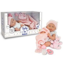 BEBE NEONATO 40CM CON    ACCESSORI