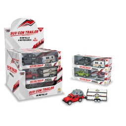 JEEP CON TRAILER 23,5CM  DIE CAST
