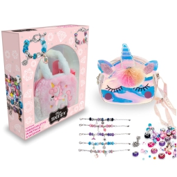 BORSETTA CON BRACCIALI UNICORNO 23X25CM