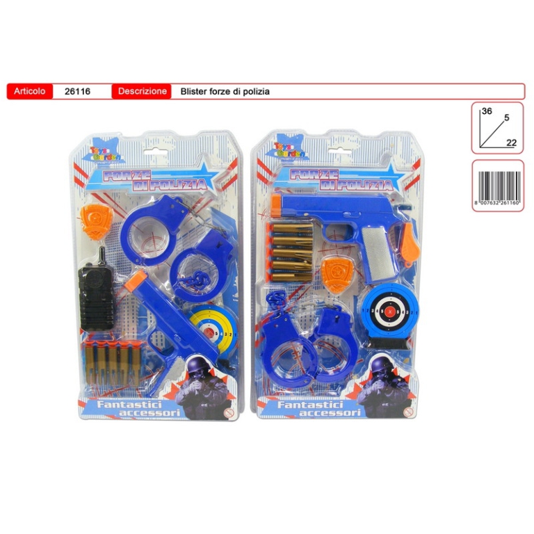 POLIZIA DOPPIO BLISTER